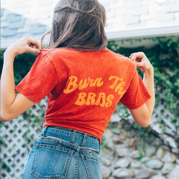 Revice Tops - Burn The Bras Tee